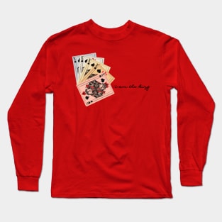 king cards colorfull Long Sleeve T-Shirt